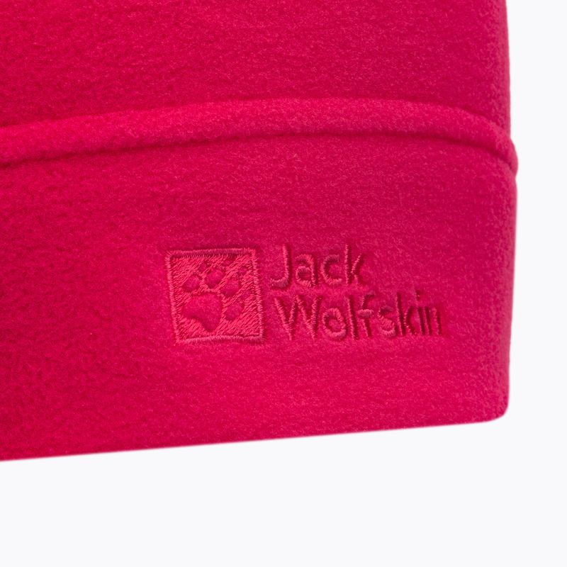 Зимна шапка от полар Jack Wolfskin Real Stuff розова 1909852 3