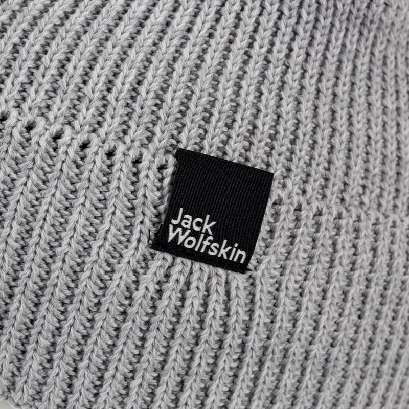 Jack Wolfskin Essential Beanie зимна шапка сива 1910881 3