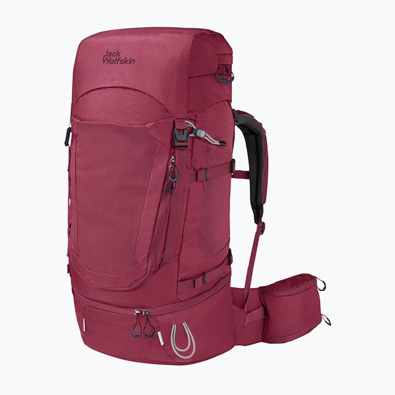 Jack Wolfskin дамска раница за трекинг Highland Trail 50+5 burgundy 2010111