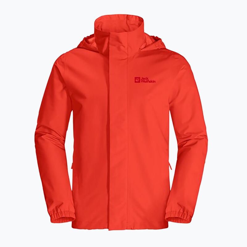 Мъжко непромокаемо яке Stormy Point 2L на Jack Wolfskin, червено 1111142 5