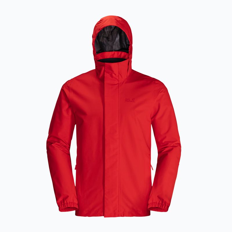 Мъжко непромокаемо яке Stormy Point 2L на Jack Wolfskin, червено 1111142 6