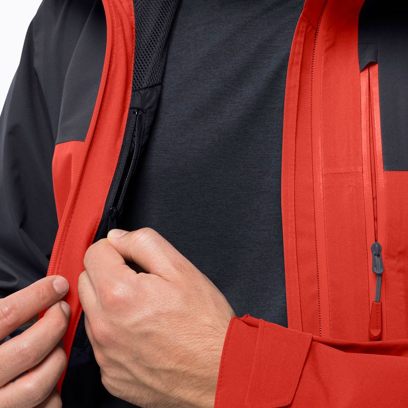 Мъжко дъждобранно яке Go Hike на Jack Wolfskin, червено 1114051 4