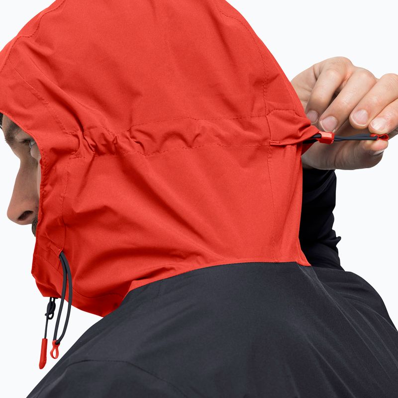 Мъжко дъждобранно яке Go Hike на Jack Wolfskin, червено 1114051 6