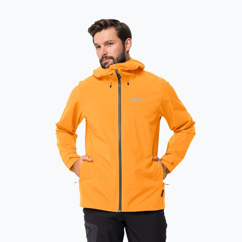 Мъжко дъждобранно яке Highest Peak orange pop на Jack Wolfskin