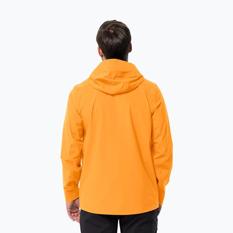 Мъжко дъждобранно яке Highest Peak orange pop на Jack Wolfskin 2