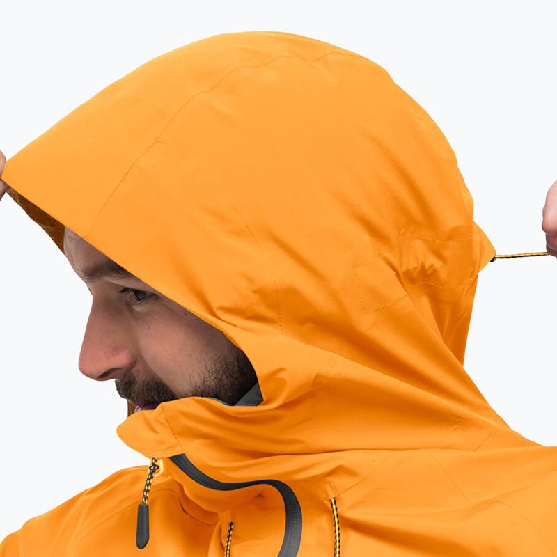 Мъжко дъждобранно яке Highest Peak orange pop на Jack Wolfskin 4