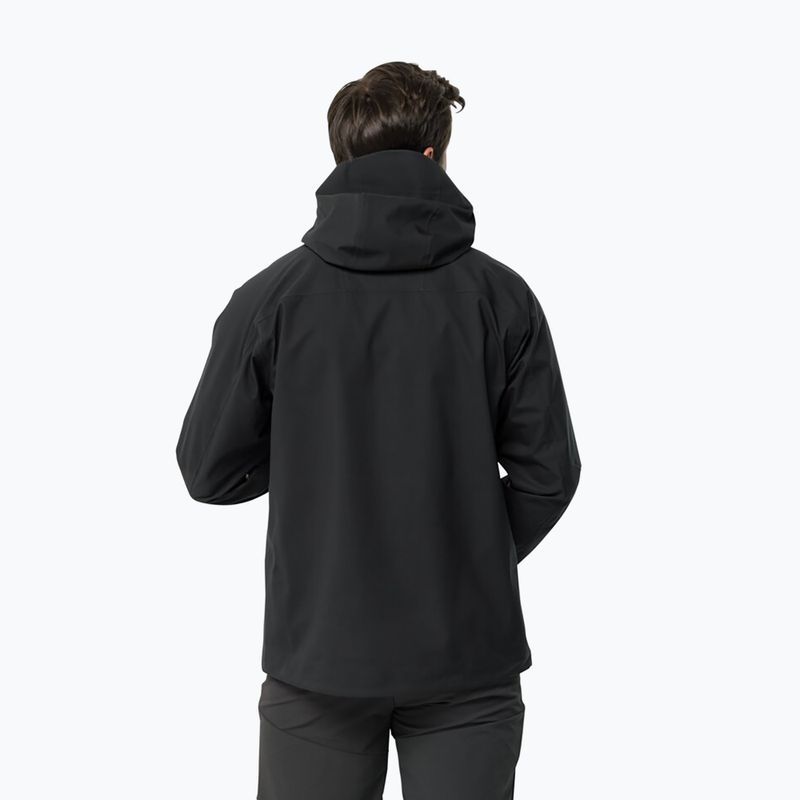 Мъжко дъждобранно яке Kammweg 3L Jkt M phantom на Jack Wolfskin 2