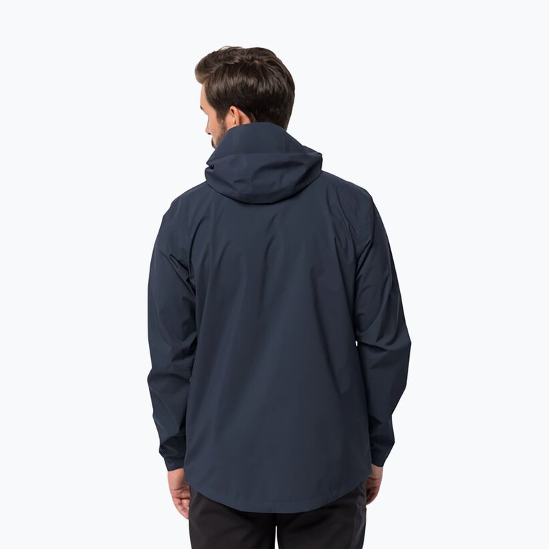 Мъжко дъждобранно яке Jack Wolfskin Elsberg 2.5L, синьо 1115881_1010_002 2