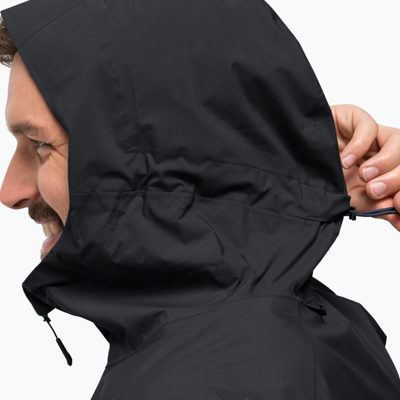 Мъжко дъждобранно яке Jack Wolfskin Elsberg 2.5L черно 1115881_6000_003 3