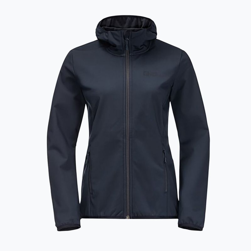 Дамско софтшел яке Jack Wolfskin Bornberg Hoody navy blue 1307691 7