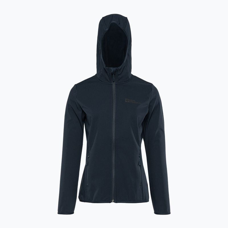 Дамско софтшел яке Jack Wolfskin Bornberg Hoody navy blue 1307691 4