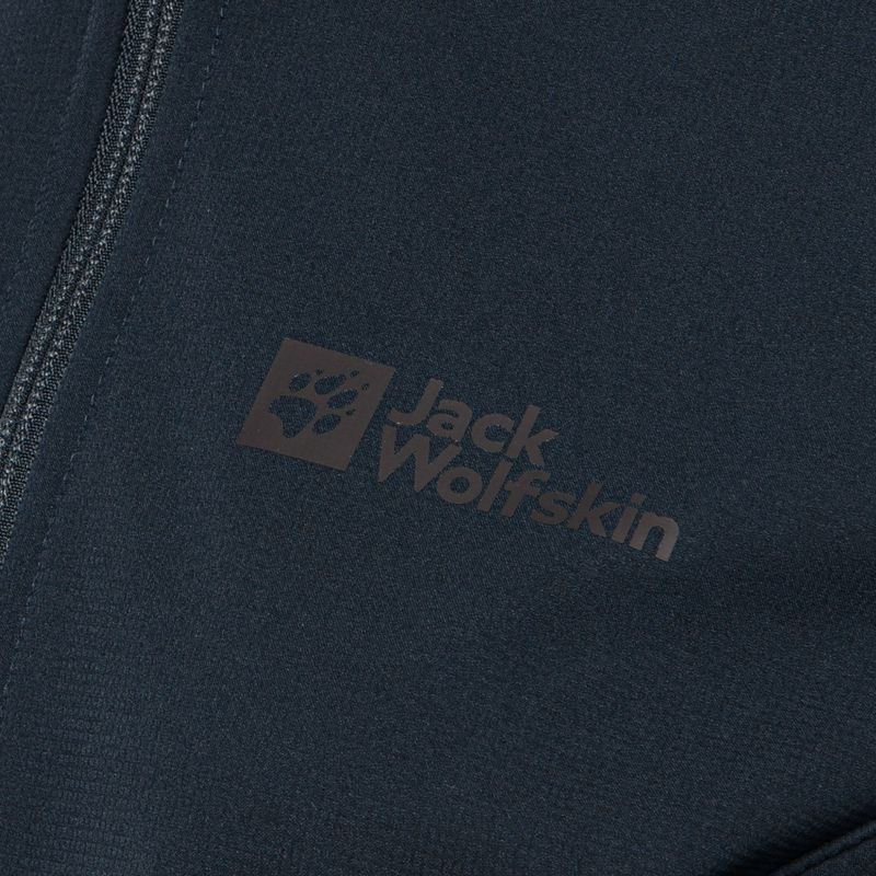 Дамско софтшел яке Jack Wolfskin Bornberg Hoody navy blue 1307691 6