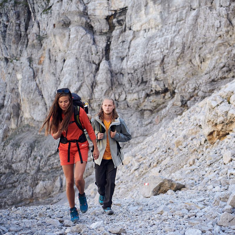 Jack Wolfskin Hilltop Trail дамски къси панталони за трекинг оранжев 1505462 8