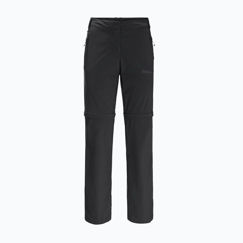 Jack Wolfskin дамски софтшел панталон Glastal Zip Off black 1508151_6000_042 6