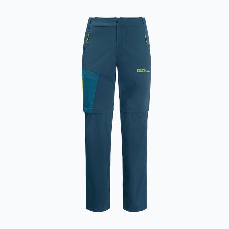 Мъжки софтшел панталониJack Wolfskin Glastal Zip Away navy blue 1508301 6