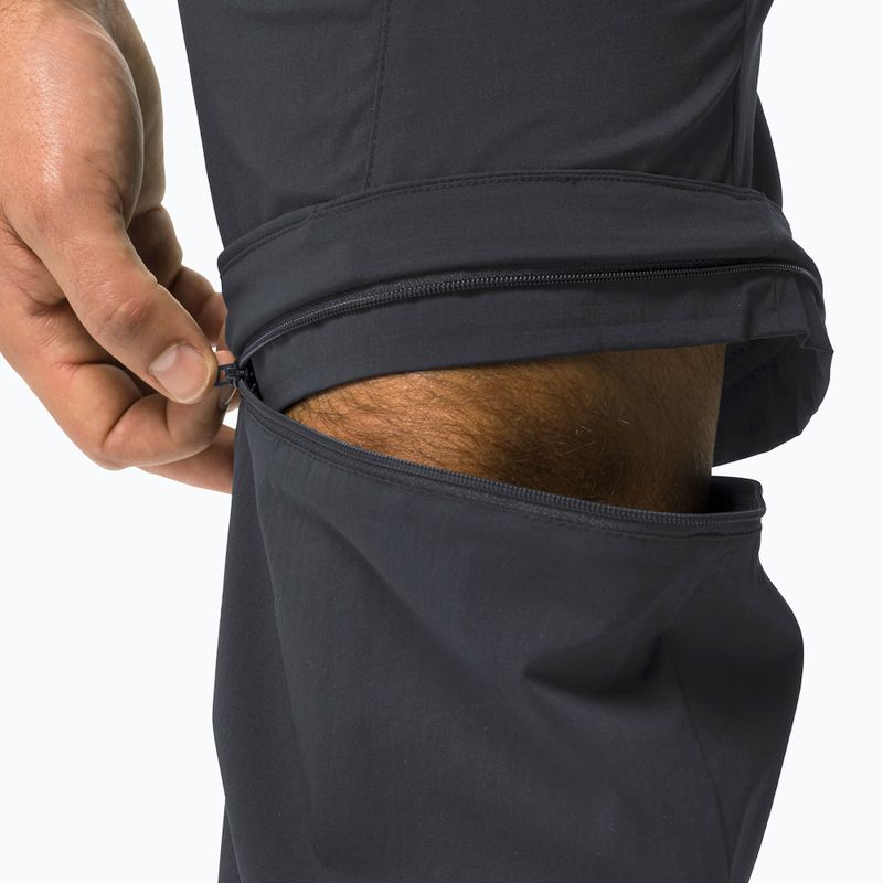 Мъжки софтшел панталони Jack Wolfskin Glastal Zip Away сив 1508301 4