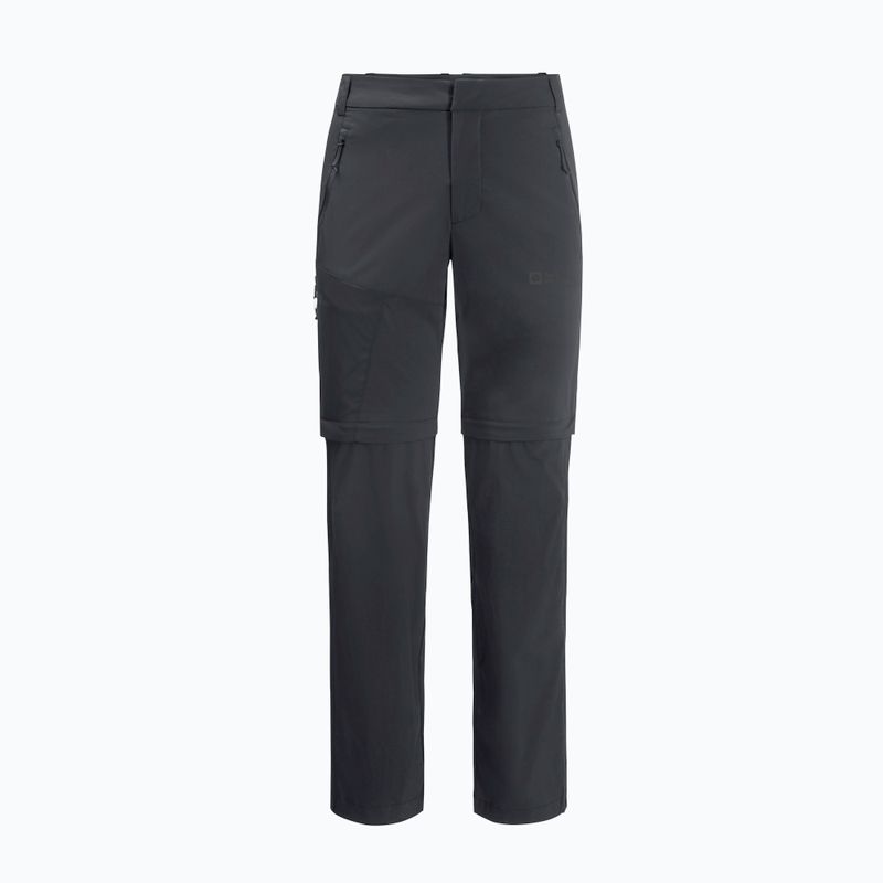 Мъжки софтшел панталони Jack Wolfskin Glastal Zip Away сив 1508301 6