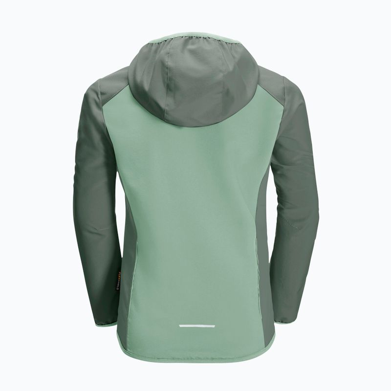 Детско софтшел яке Jack Wolfskin Turbulence green 1606385 2