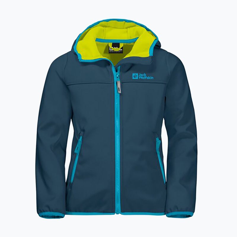 Jack Wolfskin Fourwinds Jacket Детско софтшел яке тъмносиньо 1608011 4