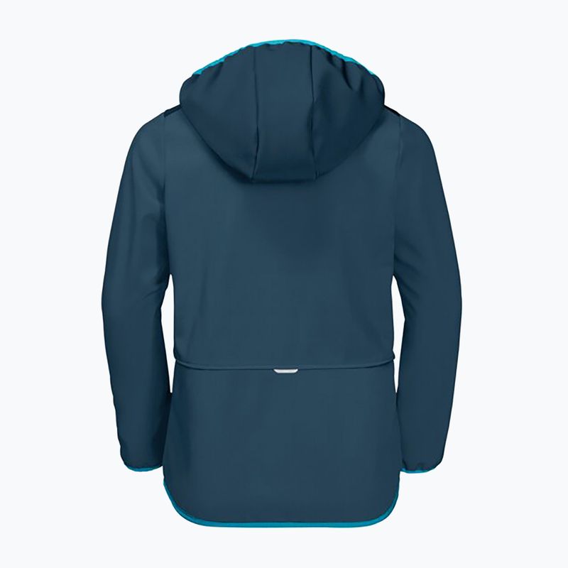 Jack Wolfskin Fourwinds Jacket Детско софтшел яке тъмносиньо 1608011 5