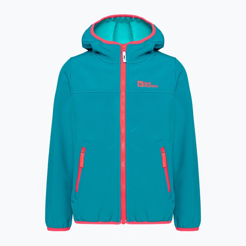 Jack Wolfskin Fourwinds Jacket Детско софтшел яке синьо 1608011