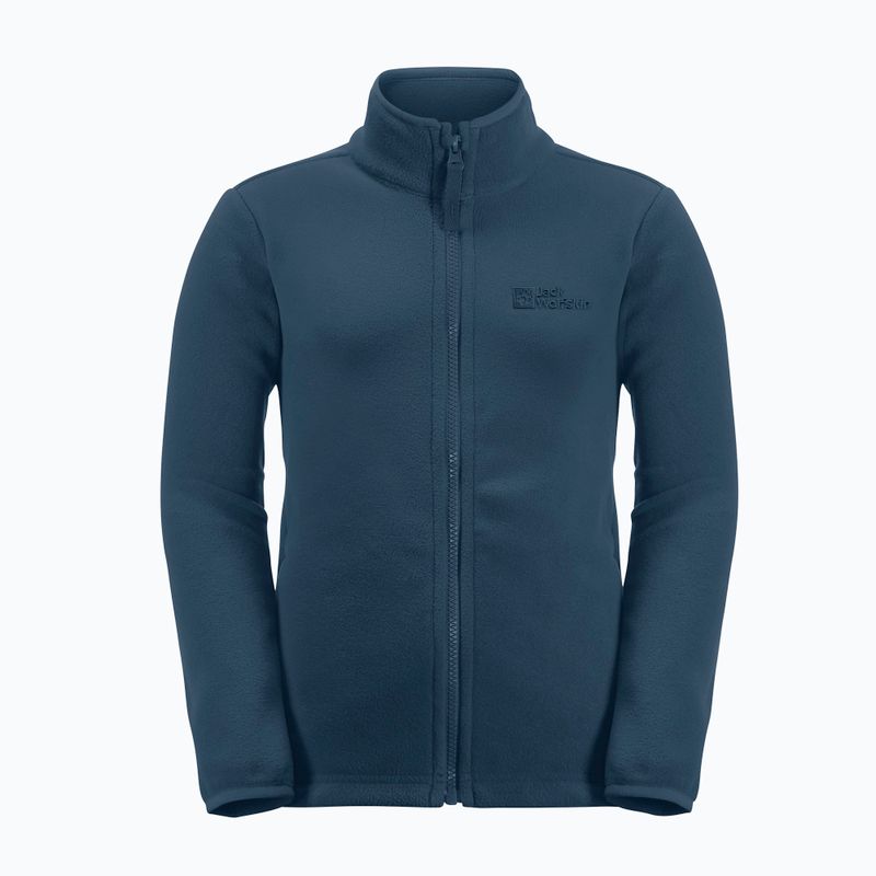 Детско яке Jack Wolfskin за преходи Taunus тъмносиньо 1609481