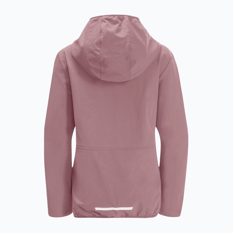 Детско софтшел яке Jack Wolfskin Solyd розово 1609821 2
