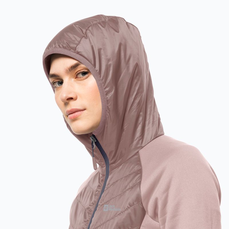 Jack Wolfskin дамско яке Routeburn Pro Hybrid розово 1710861 4