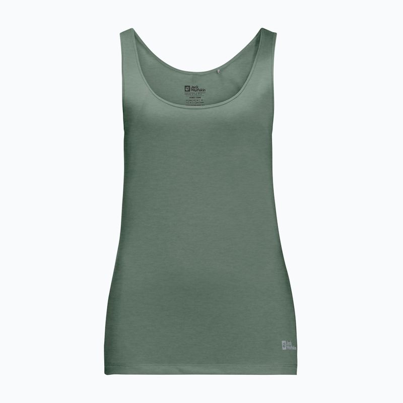 Jack Wolfskin дамска тениска за трекинг Pack & Go Tank green 1807283 3