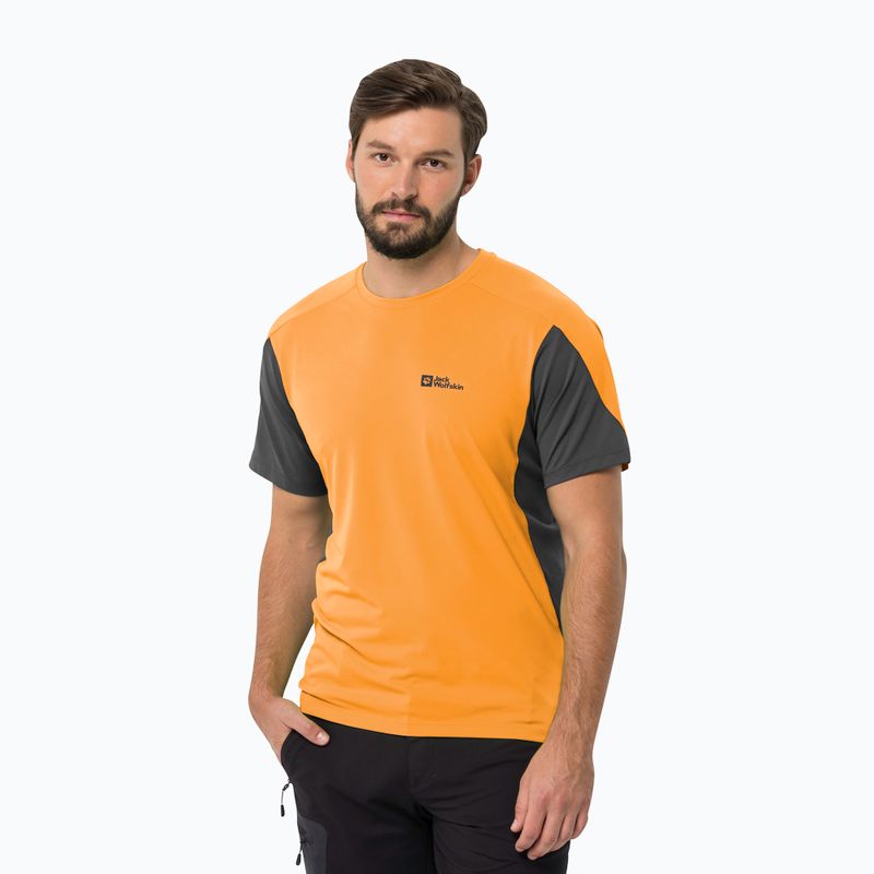 Jack Wolfskin мъжка тениска за трекинг Narrows orange 1807353