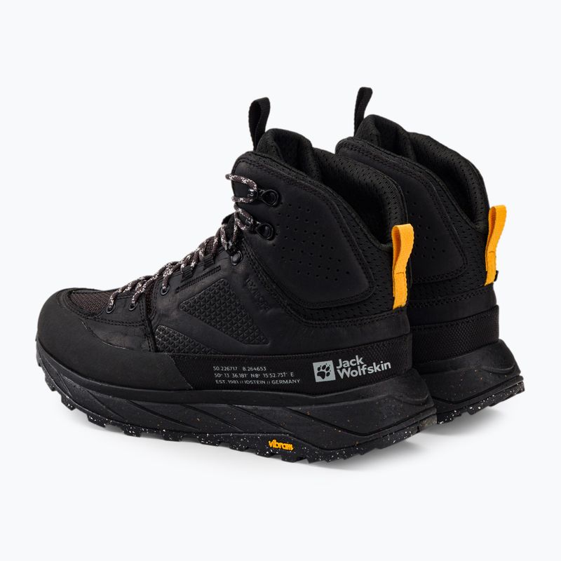 Мъжки ботуши за трекинг Terraquest Texapore Mid black на Jack Wolfskin 3