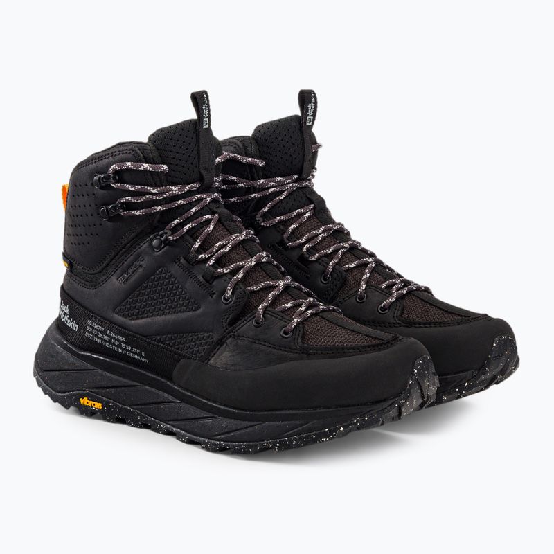 Мъжки ботуши за трекинг Terraquest Texapore Mid black на Jack Wolfskin 4