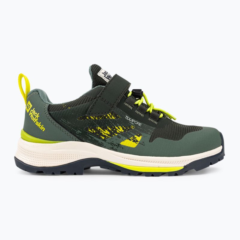 Jack Wolfskin Vili Hiker Texapore Low детски туристически обувки зелени 4056831_4136_350 2