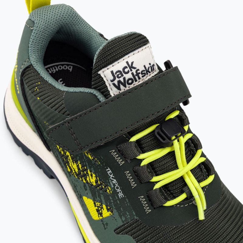 Jack Wolfskin Vili Hiker Texapore Low детски туристически обувки зелени 4056831_4136_350 10