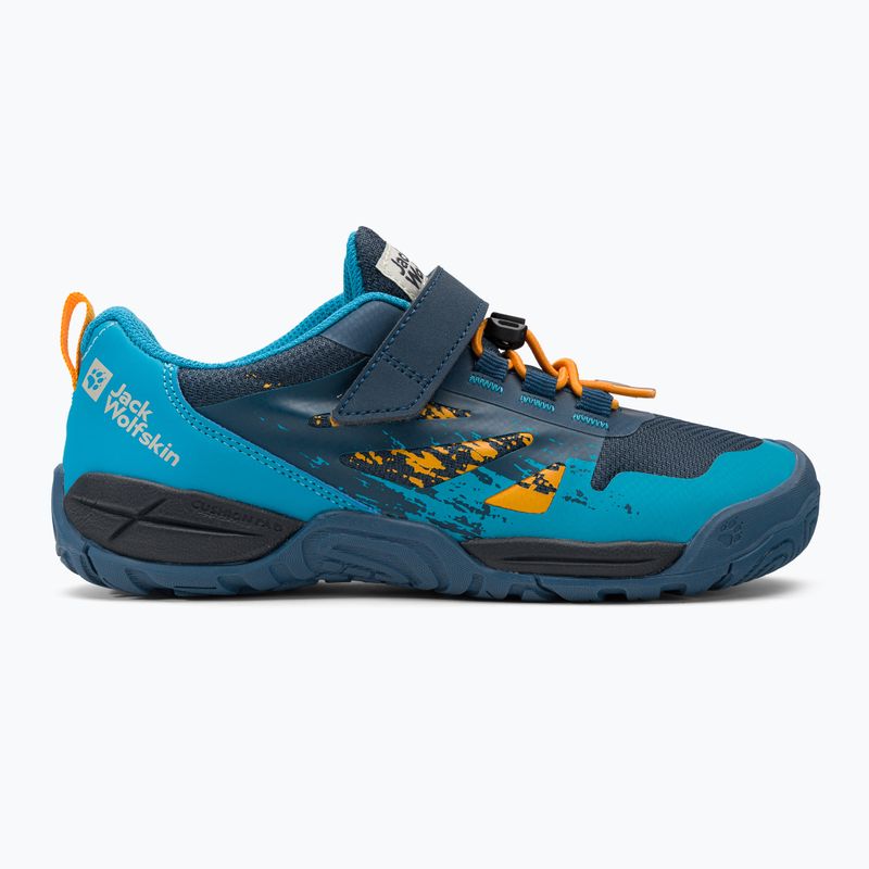 Детски ботуши за трекинг Jack Wolfskin Vili Action Low тъмносини 4056851 2