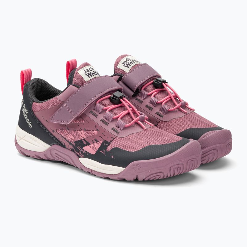 Детски ботуши за трекинг Vili Action Low pink 4056851 на Jack Wolfskin 4