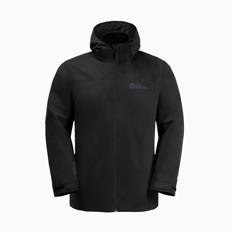 Jack Wolfskin мъжко яке 3 в 1 Taubenberg 3In1 черно 6001 7