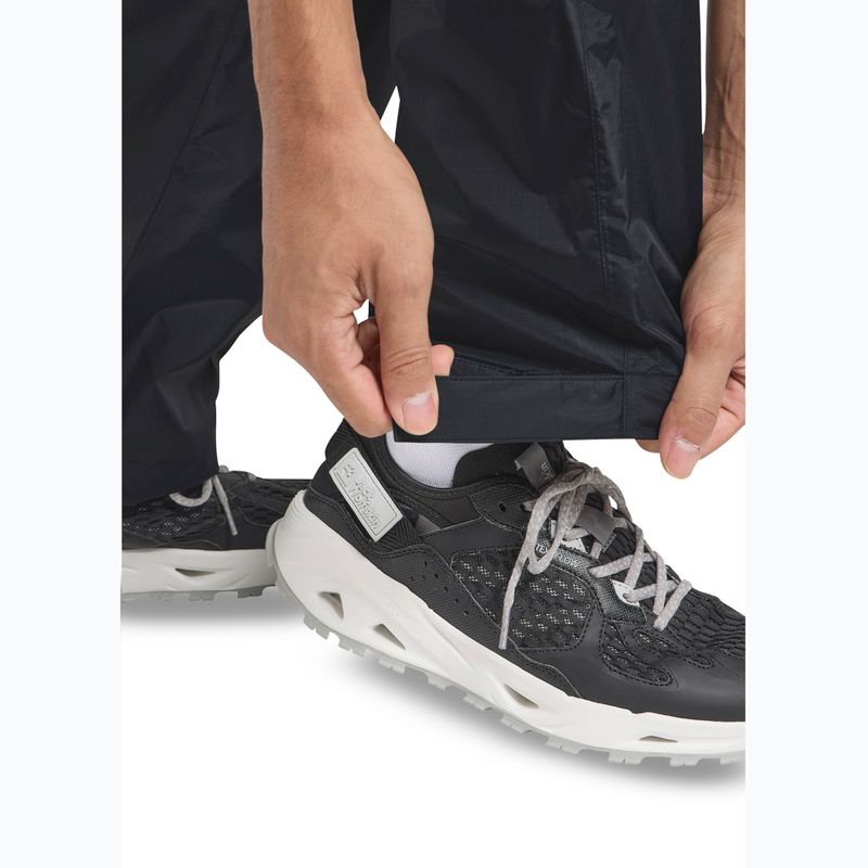 Jack Wolfskin Панталон за дъждовен ден черен 7