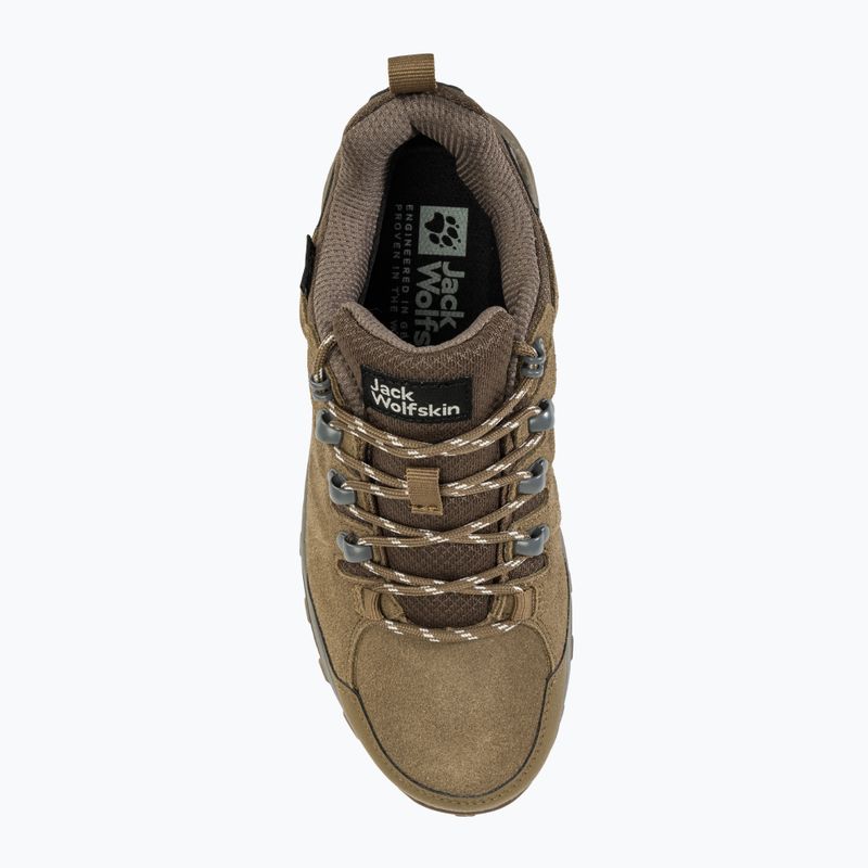 Дамски обувки за трекинг Jack Wolfskin Refugio Texapore Low chestnut 5