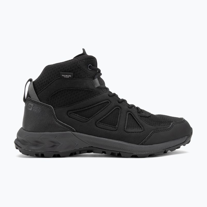 Мъжки обувки за трекинг Jack Wolfskin Woodland 2 Texapore Mid black 2