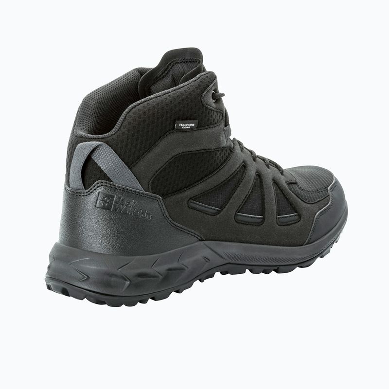 Мъжки обувки за трекинг Jack Wolfskin Woodland 2 Texapore Mid black 9