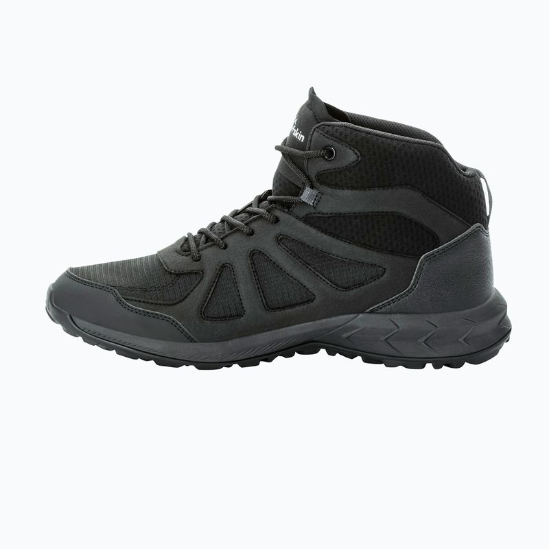 Мъжки обувки за трекинг Jack Wolfskin Woodland 2 Texapore Mid black 11