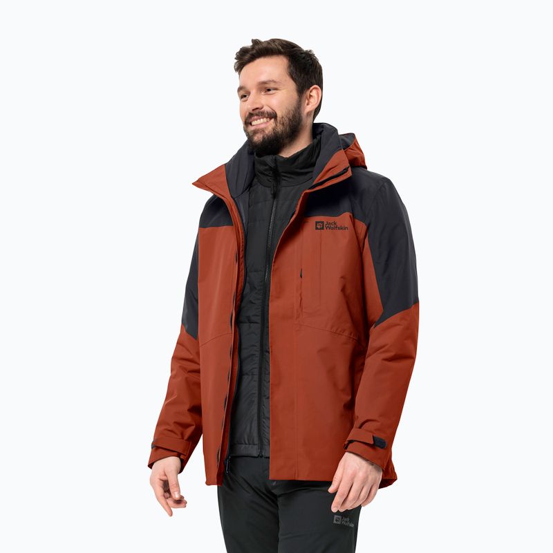 Мъжко дъждобранно яке Romberg 3in1 carmine на Jack Wolfskin 2
