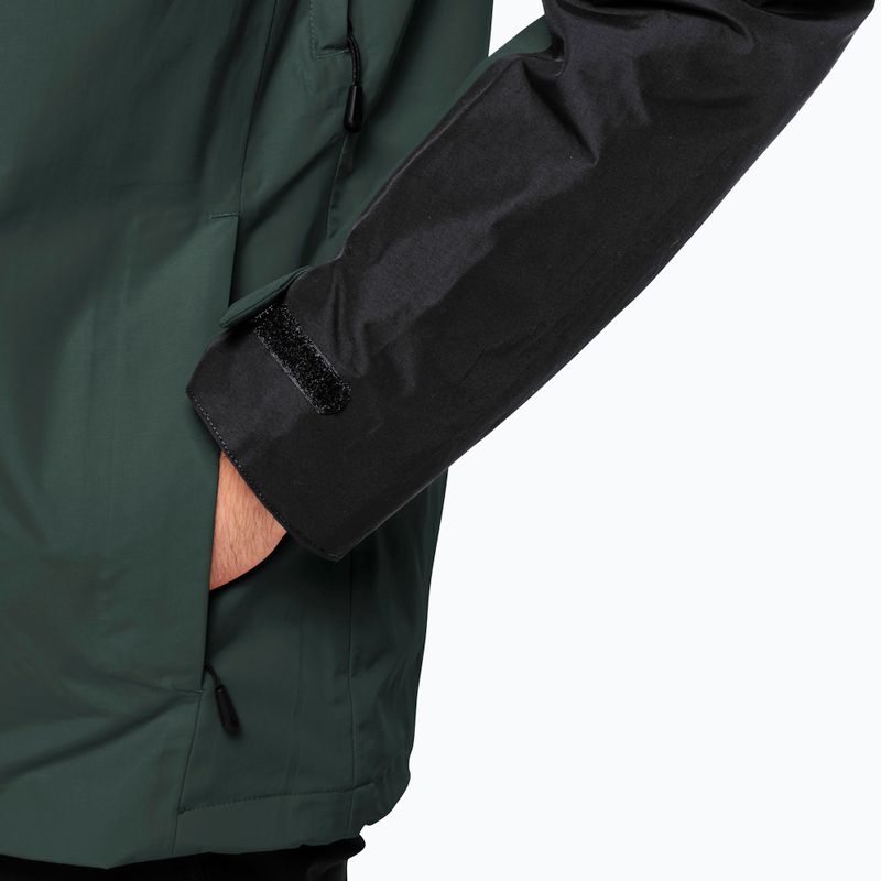 Мъжко дъждобранно яке Jasper 3in1 на Jack Wolfskin, черно маслиново 7