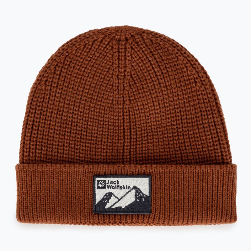 Шапка с бадж Jack Wolfskin Edo carmine зимна шапка 5