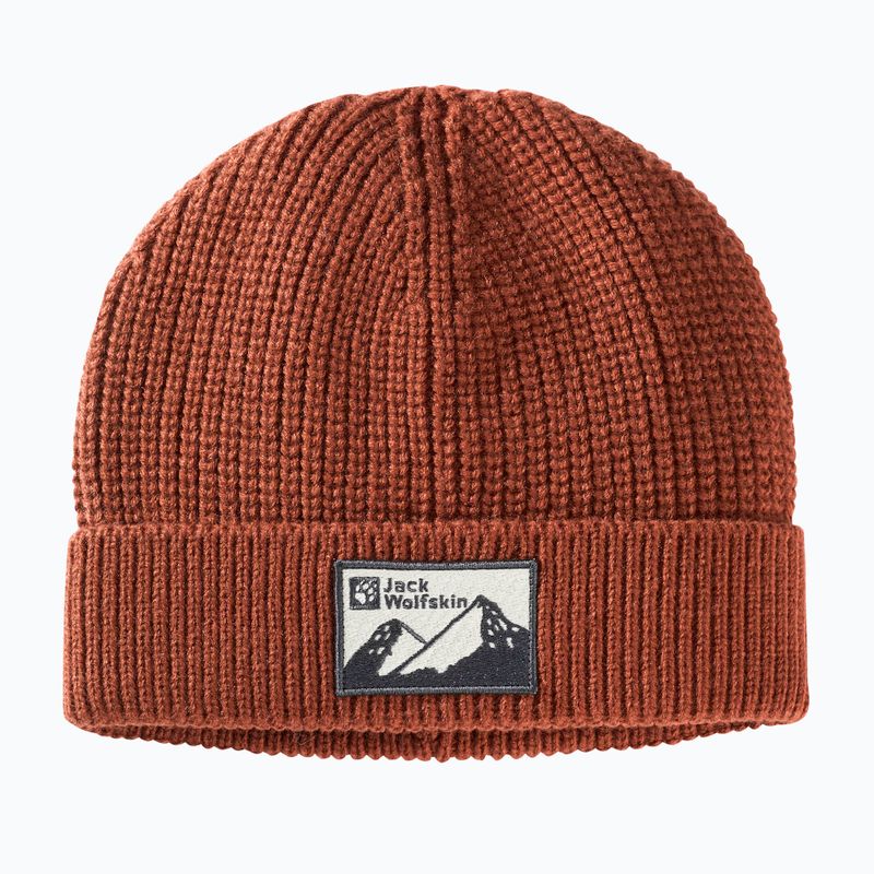 Шапка с бадж Jack Wolfskin Edo carmine зимна шапка 8