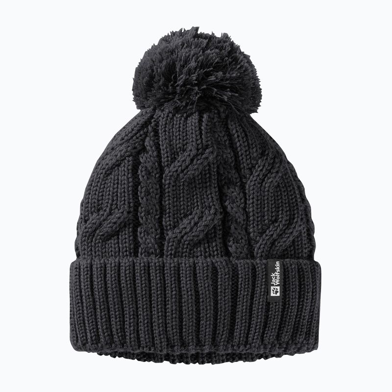 Зимна шапка Jack Wolfskin Pompom black 6