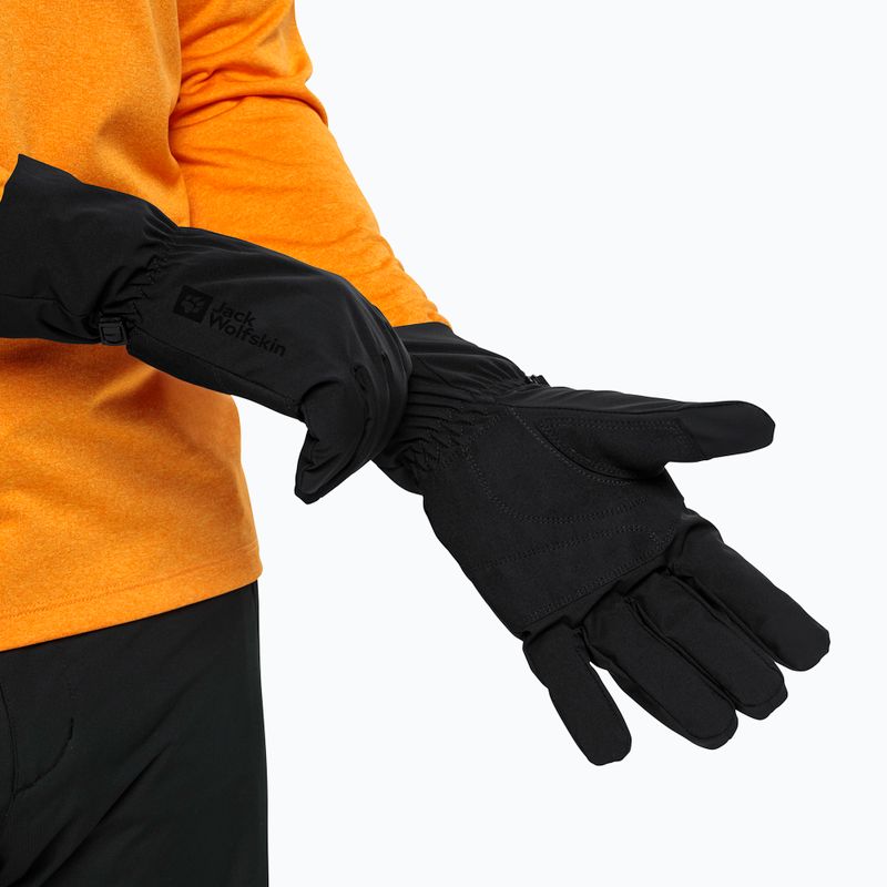 Ръкавици за преходи Jack Wolfskin Highloft черни 6