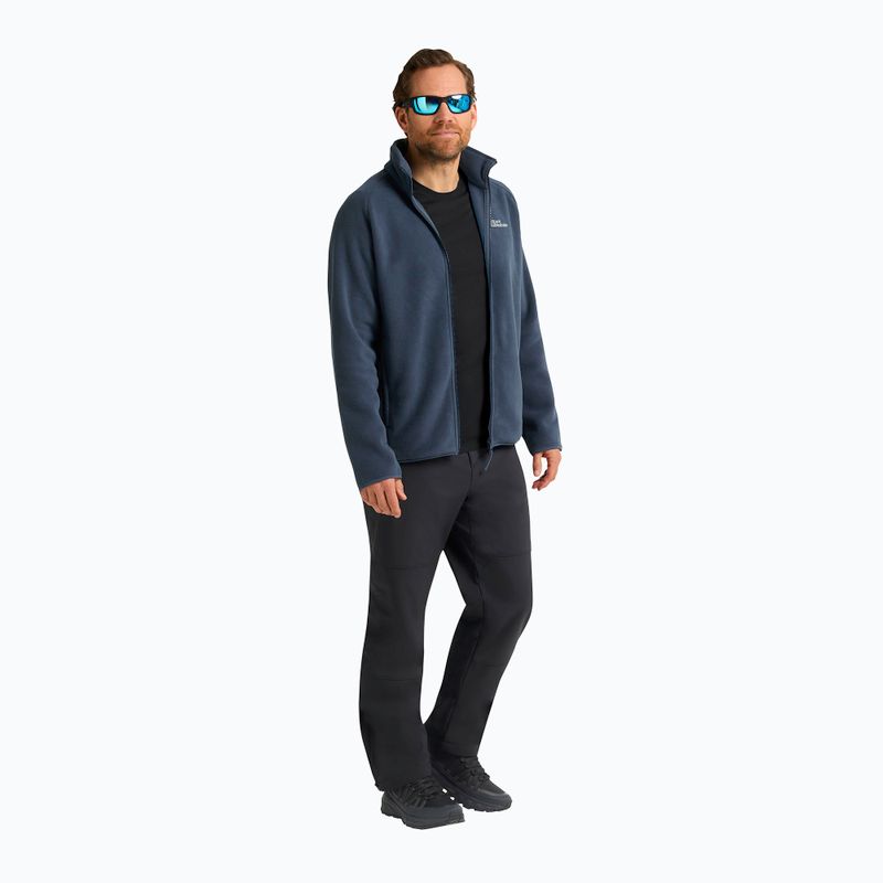 Мъжки термоактивен лонгслив Jack Wolfskin Sky Thermal черен 2