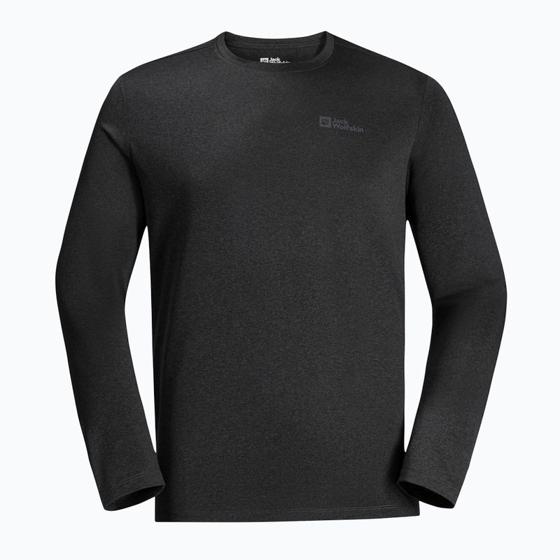 Мъжки термоактивен лонгслив Jack Wolfskin Sky Thermal черен 5